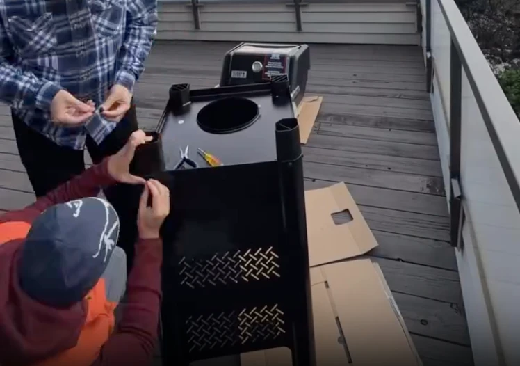 Weber Spirit E-210 BBQ Installed — Ready for Perfect Grilling